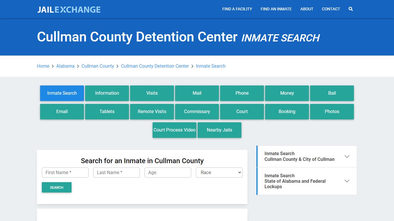 Cullman County Detention Center Inmate Search - Jail Exchange